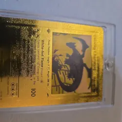 Shining Charizard 107/105 Gold Card Pokemon Card 1st Edition Neo Destiny TCG VGC - Image 4