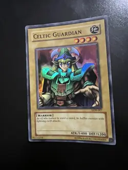 Yugioh: Celtic Guardian - LOB-007 - Super Rare - Unlimited - - Image 1