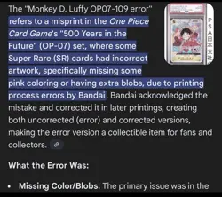 *ERROR* Monkey D. Luffy OP07-109 SR foil, One Piece card, nakamaru, english 2024 - Image 2
