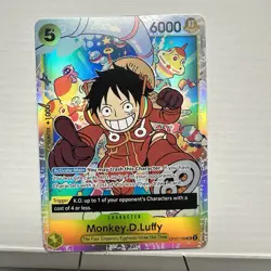 *ERROR* Monkey D. Luffy OP07-109 SR foil, One Piece card, nakamaru, english 2024 - Image 4