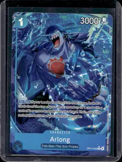 2026 One Piece Azure Sea's Seven Arlong Rare Alternate Art #OP14-042 - Image 1