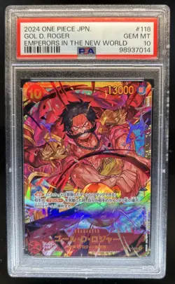 2024 One Piece Gol.D.Roger Secret Rare #OP09-118 PSA 10 - Image 1