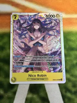 One Piece Nico Robin SR EB03-055 Heroines English JH - Image 1