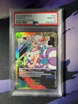 Yamato OP01-121 Romance Dawn One Piece PSA 10 - Image 1
