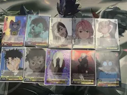 10 Card Lot! Dandadan Weiss Schwarz! 1 Dan, 2 Sps, 7 Srs! Okarun, Turbo Granny! - Image 1