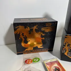 Pokemon TCG Elite Trainer Box EMPTY ETB Champion's Path + Extras - Image 2