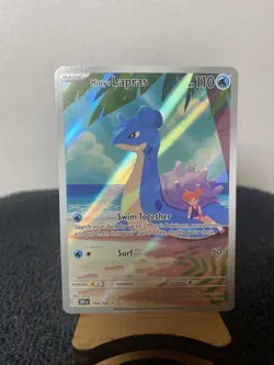Misty's Lapras 194/182 Destined Rivals Illustration Rare Pokemon Near Mint - Image 3