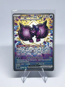 Pokemon Raging Bolt ex & Pechurunt ex PREI Holo ex 2-Card Lot English 2023 - Image 2