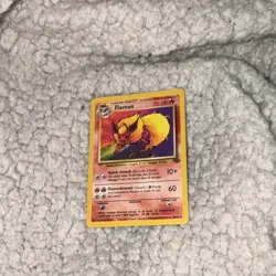 Pokemon Flareon Jungle Rare 3/64 Wizards of the Coast Card Collectible - Image 1
