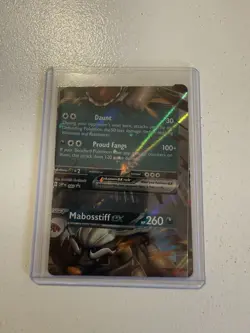 Pokemon Mabosstiff ex Scarlet & Violet 086 Holo EX Card Stage 1 260 HP error - Image 1