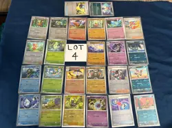 White Flare Card Lot Poke Ball 25 Pokemon SV NM Near Mint - Image 5