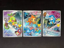 Pokemon First Partner Illustration 30th Anniversary Promo Complete 9 Card Set NM - Image 3