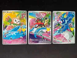 Pokemon First Partner Illustration 30th Anniversary Promo Complete 9 Card Set NM - Image 4