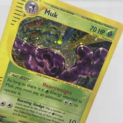 Pokemon Muk Holo Aquapolis Card H17/H32 WOTC 2002 Rare MP Vintage - Image 2
