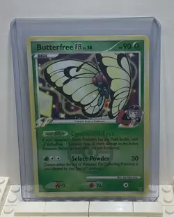 Butterfree FB 17/147 Supreme Victors Crosshatch Pokemon League Promo Card - Image 1