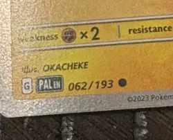 Pokemon Card PIKACHU 062/193 Trick or Trade 2023 with Halloween Stamp Holo - Image 2