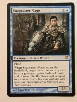 MTG Snapcaster Mage Innistrad 78/264 Regular Rare LP - Image 2
