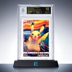 BGS 10 Black Label - Pikachu Munch A Retrospective Scream SM 288 Promo Pokemon - Image 1