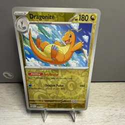 Pokemon Dragonite Stage 2 Rare Reverse Holo Scarlet & Violet 151 149/165 180 HP - Image 1