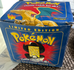 23K GOLD PLATED TRADING CARD POKEMON CHARIZARD & POKEBALL '99 BURGER KING SEALED - Image 1