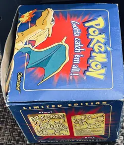 23K GOLD PLATED TRADING CARD POKEMON CHARIZARD & POKEBALL '99 BURGER KING SEALED - Image 2