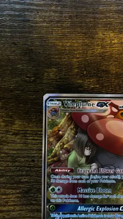 Pokemon Vileplume GX 211/236 SM Cosmic Eclipse Ultra Rare Full Art Holo MINT - Image 2