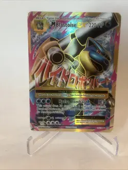 M Blastoise EX (Full Art) 102/108 Evolutions Holo Pokemon TCG LP - Image 1