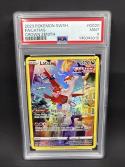 2023 Pokemon Crown Zenith Latias GG20 PSA 9 - Image 1