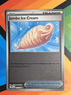 091/094 Jumbo Ice Cream - Phantasmal Flames - Reverse Holo NM Pokemon NM - Image 1