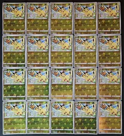 2025 Pokemon TCG S-Chinese Festival Celebration Pikachu Reverse Holo Lot*20 JL89 - Image 1