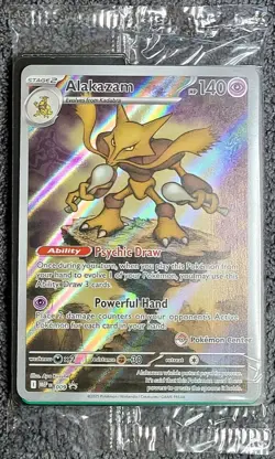 Alakazam Mega Evolution Pokemon Center ETB Black Star Promo SEALED - Image 1