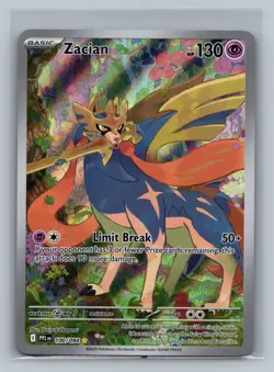 Pokemon TCG Zacian 100/094 ME02: Phantasmal Flames Illustration Rare NM - Image 1