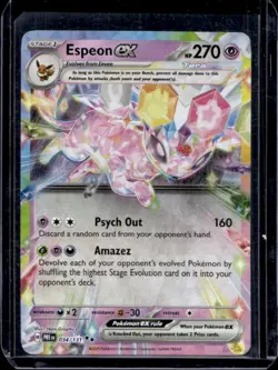 2025 Pokemon Prismatic Evolutions Espeon ex Double Rare #034/131 - Image 1