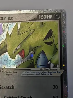 Pokemon Tyranitar ex 017/017 POP Series 1 2004 Stage 2 150 HP Ultra Rare Holo LP - Image 4
