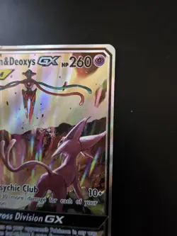 2019 Pokemon Sun & Moon Black Star Promos Espeon & Deoxys GX #SM240！DMG - Image 3