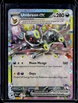 2025 Pokemon Prismatic Evolutions Umbreon ex Double Rare #060/131 - Image 1