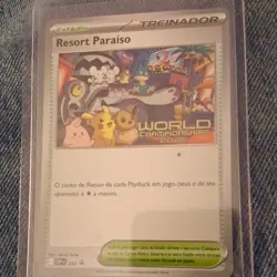 Pokemon Resort Paraiso Trainer-Stadium World Championships 2025 Promo SVP PT 224 - Image 1