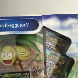 Pokemon TCG Pokemon Go Alolan Exeggutor V Box Booster sealed W/Slight box Damage 820650870545 - Image 2