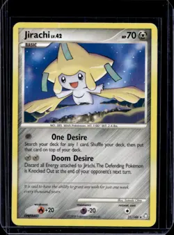 2008 Pokemon Diamond & Pearl Legends Awakened Jirachi #31/146 - Image 1