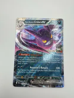 Pokemon TCG Team Rockets Crobat EX 122/182, Destined Rivals - Image 1