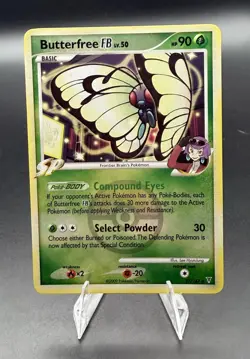 BUTTERFREE FB (LEAGUE PROMO) 17/147 Reverse Holo Pokemon LP - Image 1