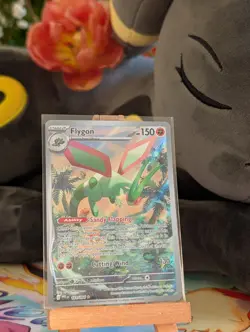 Pokemon TCG Flygon 101/094 Full Art Illustration Rare Holo Phantasmal Flames - Image 1