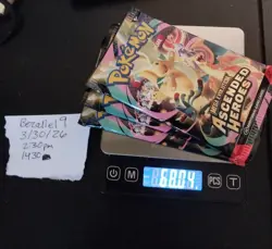 TRIPLE THREAT HEAVY Pokemon Ascended Heroes Booster Packs 3x 22.68g Sealed - Image 1