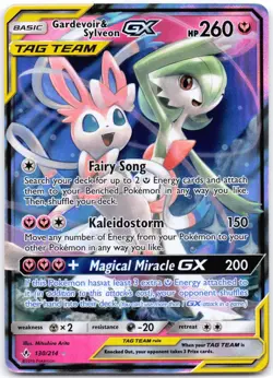 Gardevoir & Sylveon GX 130/214 Holo Unbroken Bonds LP - Image 1