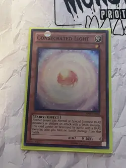 Yugioh Consecrated Light AP04-EN006 Super Rare Near Mint - Image 1