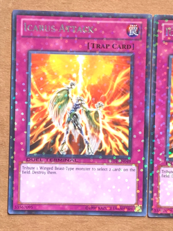 yugioh 3X Icarus Attack DT04-EN049 Silver Rare Parallel Near Mint - Image 3