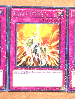 yugioh 3X Icarus Attack DT04-EN049 Silver Rare Parallel Near Mint - Image 4