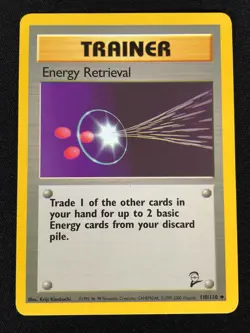 Pokemon Energy Retrieval 110/130 Common (NM) - Image 1