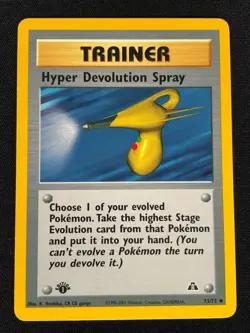 Pokemon Hyper Devolution Spray 73/75 1st Common (NM) - Image 1
