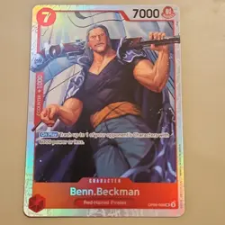 One Piece Benn.Beckman (OP09-009/229) OP09 Emperors in the New World NM FOIL TCG - Image 1